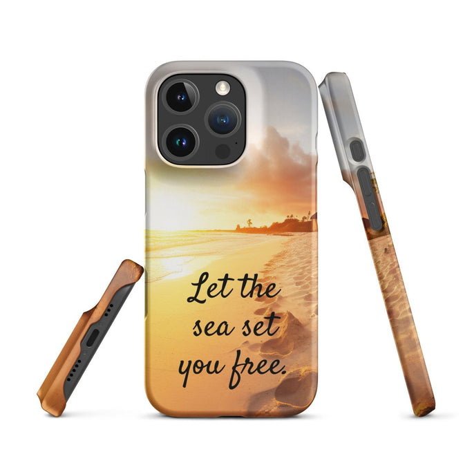 iPhone® Snap Case - Nature - Beach Style 1 - Matte - iPhone 16 Pro