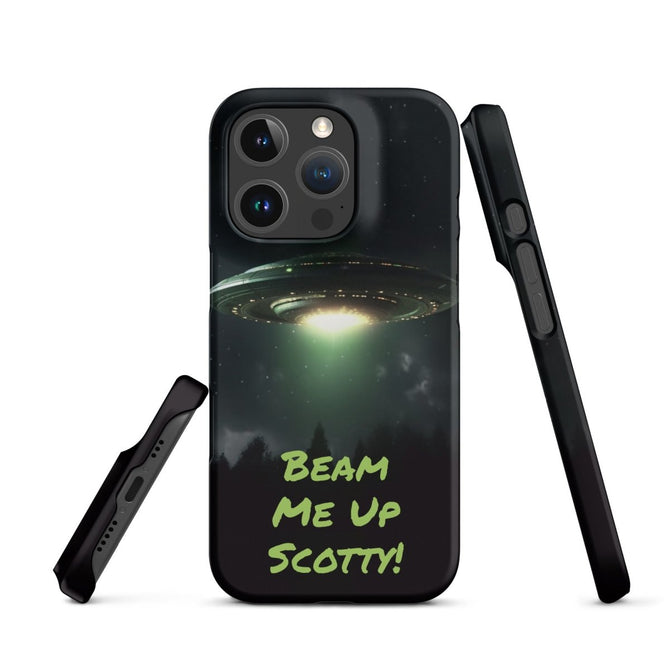 iPhone® Snap Case - Space - Alien UFO Style 1 - Matte - iPhone 16 Pro