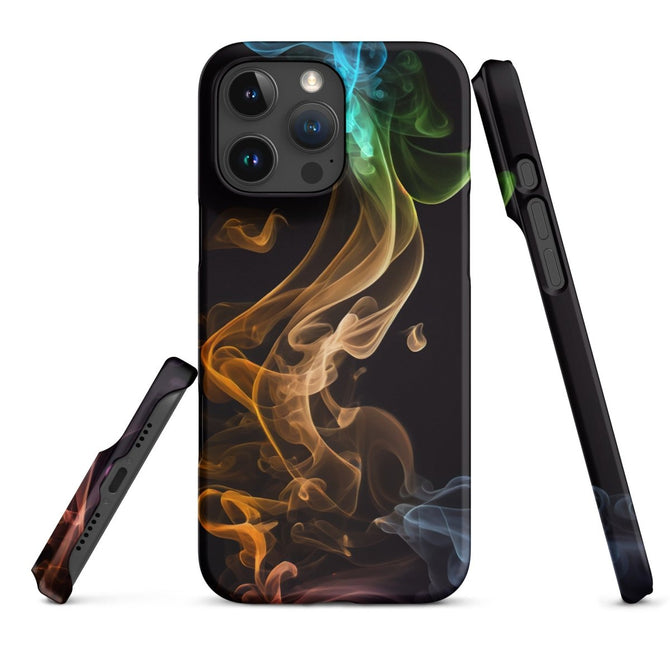 iPhone® Snap Case - Abstract - Smoke Style 2 - Matte - iPhone 16 Pro Max