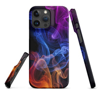 iPhone® Snap Case - Abstract - Smoke Style 4 - Matte - iPhone 16 Pro Max