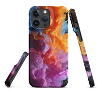 iPhone® Snap Case - Abstract - Smoke Style 6 - Matte - iPhone 16 Pro Max