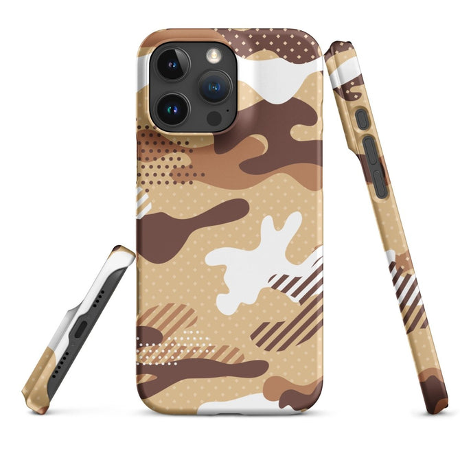 iPhone® Snap Case - Pattern - Desert Camo 1 - Matte - iPhone 16 Pro Max