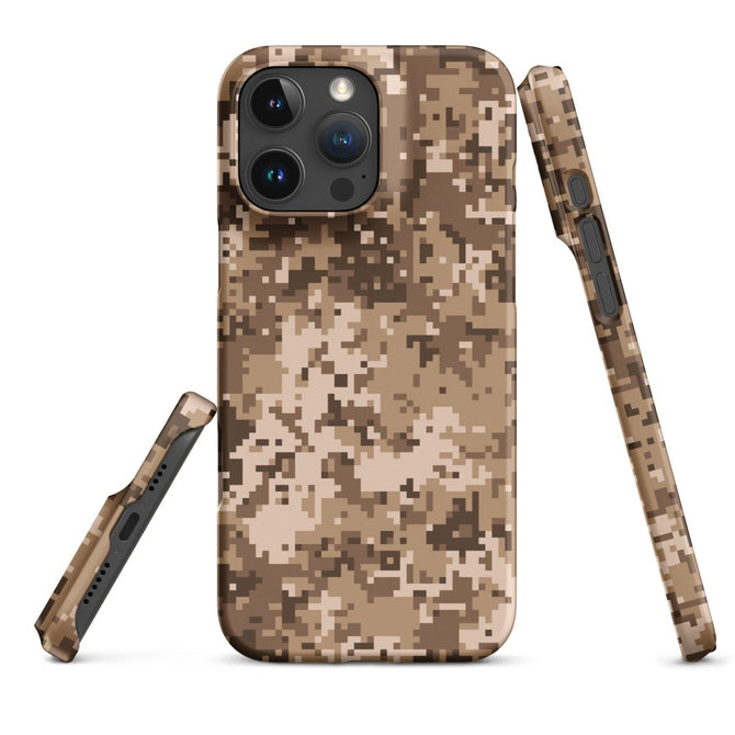 iPhone® Snap Case - Pattern - Desert Camo 2 - Matte - iPhone 16 Pro Max