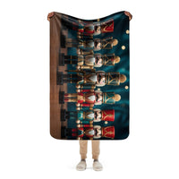 Sherpa Blanket (Full Coverage) - Christmas - Nutcracker 2 (Horizontal) - 37″×57″ - 