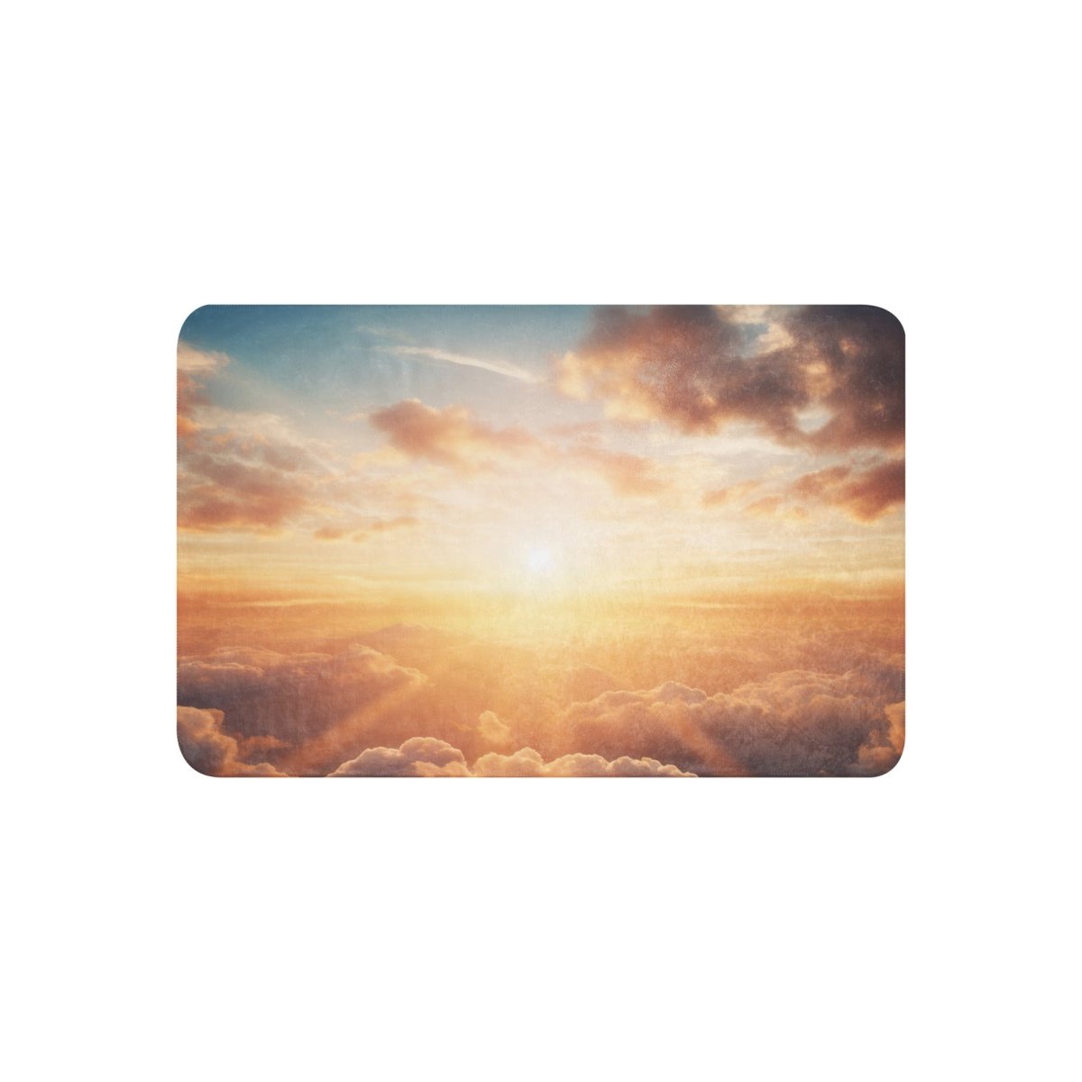 Sherpa Blanket (Full Coverage) - Nature - Sunset 1 (Horizontal) - 37″×57″ - 