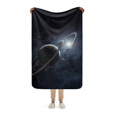 Sherpa Blanket (Full Coverage) - Space - Planets 1 (Vertical) - 37″×57″ - 