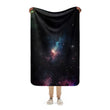 Sherpa Blanket (Full Coverage) - Space - Stars 1 (Vertical) - 37″×57″ - 