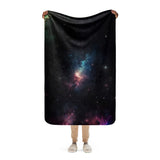 Sherpa Blanket (Full Coverage) - Space - Stars 1 (Vertical) - 37″×57″ - 