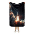 Sherpa Blanket (Full Coverage) - Transportation - Rocket 1 (Vertical) - 37″×57″ - 