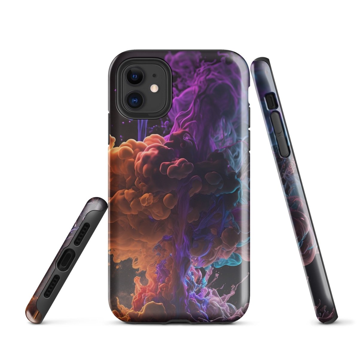 iPhone® Tough Case - Abstract - Smoke Style 1 - Glossy - iPhone 11