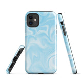 iPhone® Tough Case - Pattern - Marble - Blue Style 1 - Glossy - iPhone 11