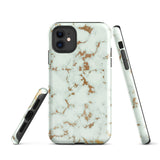 iPhone® Tough Case - Pattern - Marble - Gold Style 1 - Glossy - iPhone 11