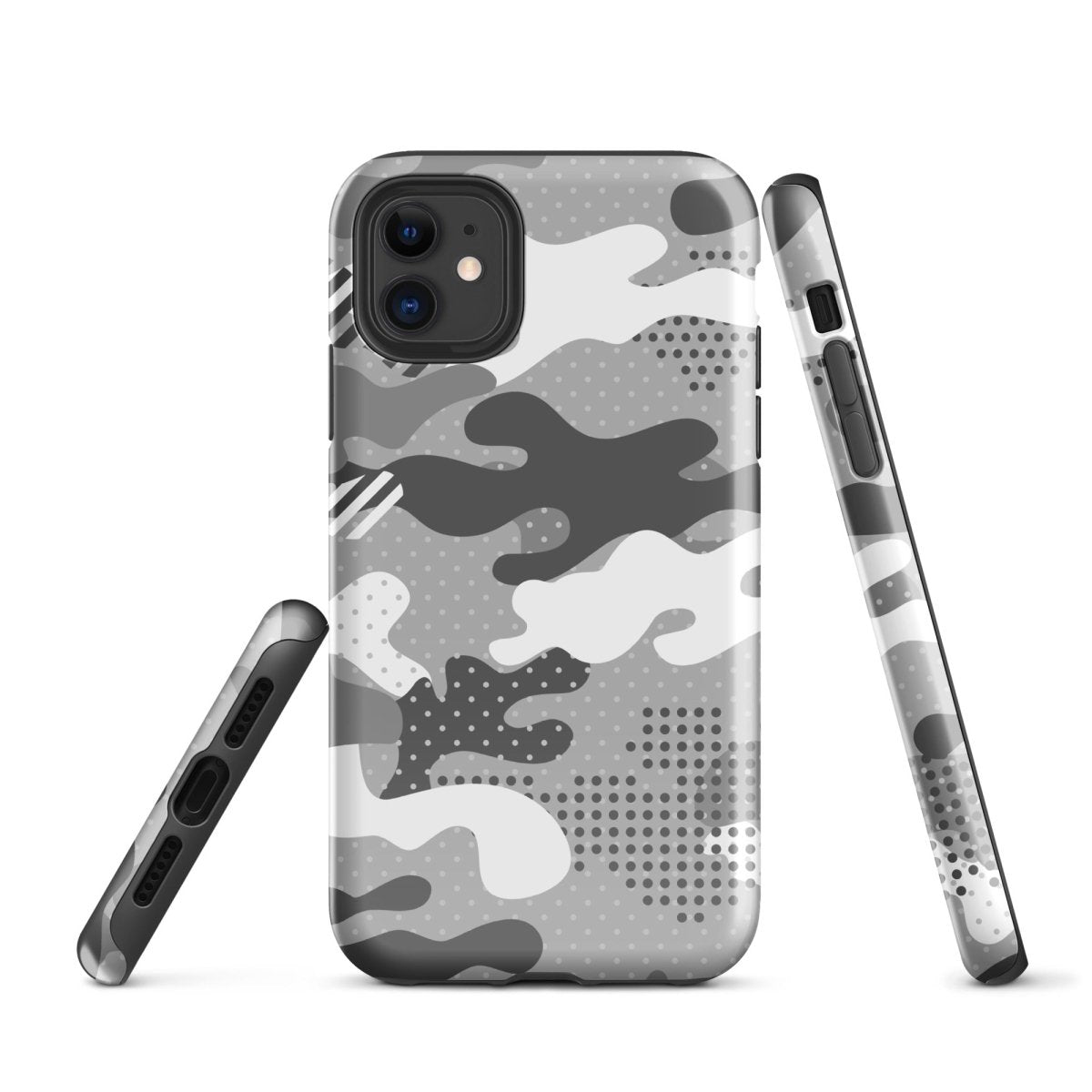 iPhone® Tough Case - Pattern - Winter Camo 1 - Glossy - iPhone 11