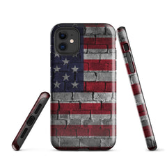 iPhone® Tough Case - USA - Flag Style 3 - Glossy - iPhone 11