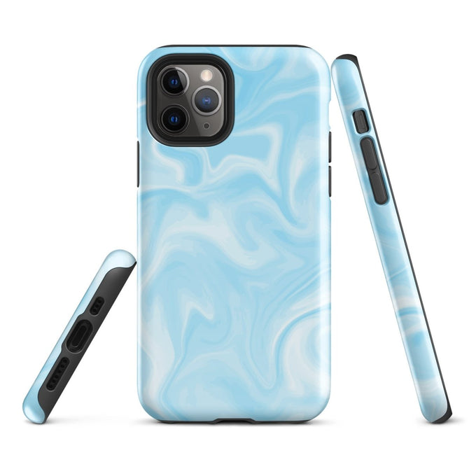 iPhone® Tough Case - Pattern - Marble - Blue Style 1 - Glossy - iPhone 11 Pro