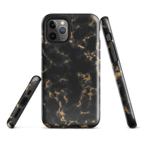 iPhone® Tough Case - Pattern - Marble - Gold Style 2 - Glossy - iPhone 11 Pro