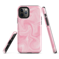 iPhone® Tough Case - Pattern - Marble - Pink Style 2 - Glossy - iPhone 11 Pro