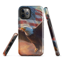 iPhone® Tough Case - USA - Eagle Flag Style 1 - Glossy - iPhone 11 Pro