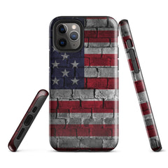 iPhone® Tough Case - USA - Flag Style 3 - Glossy - iPhone 11 Pro