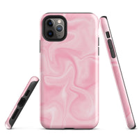 iPhone® Tough Case - Pattern - Marble - Pink Style 2 - Glossy - iPhone 11 Pro Max