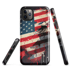 iPhone® Tough Case - USA - Flag Style 2 - Glossy - iPhone 11 Pro Max