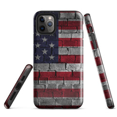iPhone® Tough Case - USA - Flag Style 3 - Glossy - iPhone 11 Pro Max