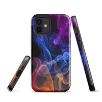 iPhone® Tough Case - Abstract - Smoke Style 4 - Glossy - iPhone 12