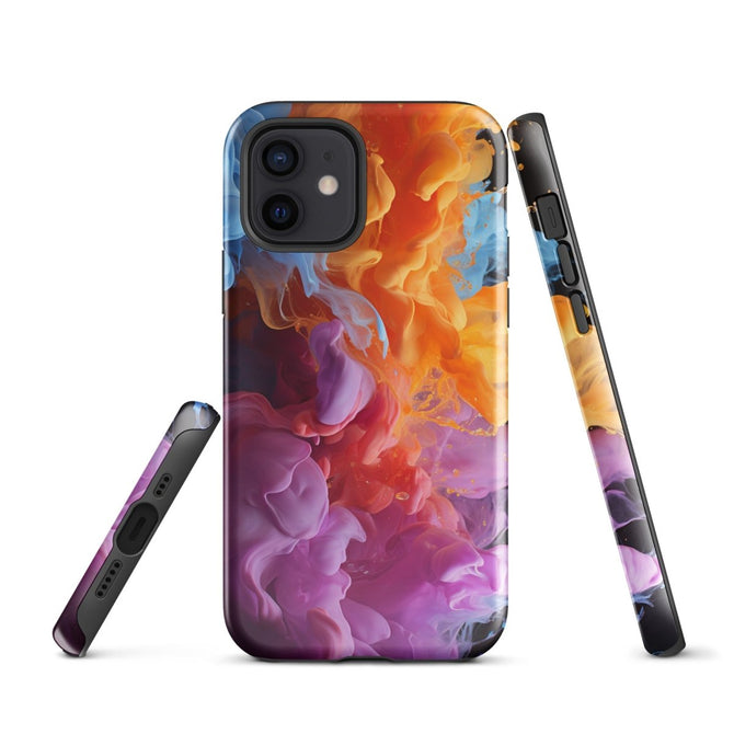 iPhone® Tough Case - Abstract - Smoke Style 6 - Glossy - iPhone 12