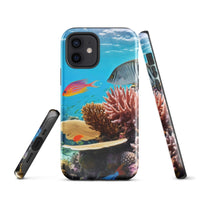 iPhone® Tough Case - Nature - Sea Style 1 - Glossy - iPhone 12