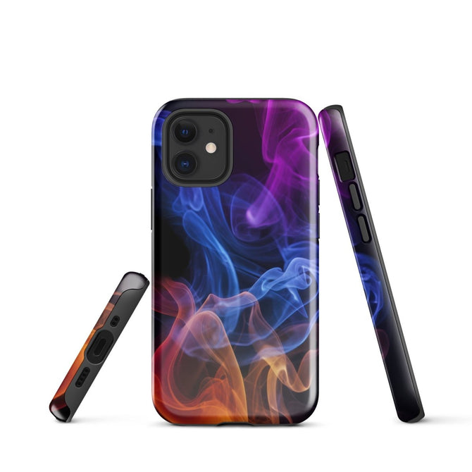 iPhone® Tough Case - Abstract - Smoke Style 4 - Glossy - iPhone 12 mini