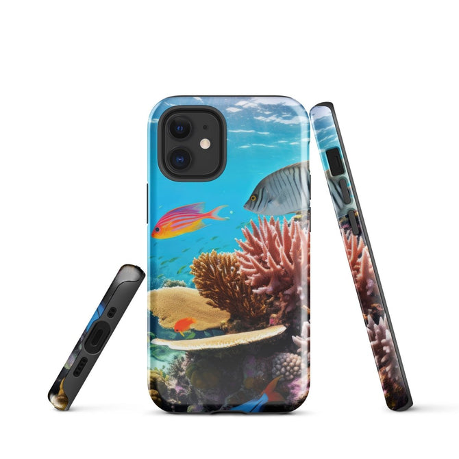 iPhone® Tough Case - Nature - Sea Style 1 - Glossy - iPhone 12 mini