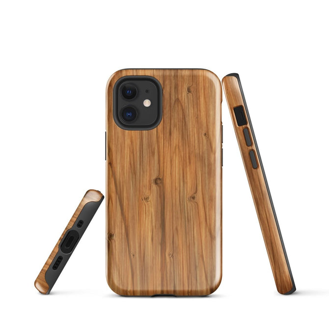 iPhone® Tough Case - Nature - Wood 1 - Glossy - iPhone 12 mini