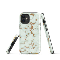 iPhone® Tough Case - Pattern - Marble - Gold Style 1 - Glossy - iPhone 12 mini