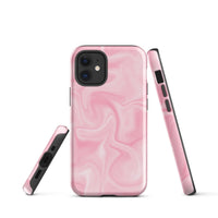 iPhone® Tough Case - Pattern - Marble - Pink Style 2 - Glossy - iPhone 12 mini