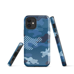 iPhone® Tough Case - Pattern - Water Camo 1 - Glossy - iPhone 12 mini