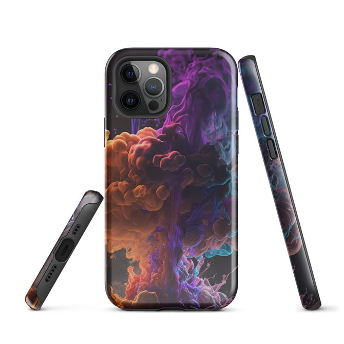 iPhone® Tough Case - Abstract - Smoke Style 1 - Glossy - iPhone 12 Pro