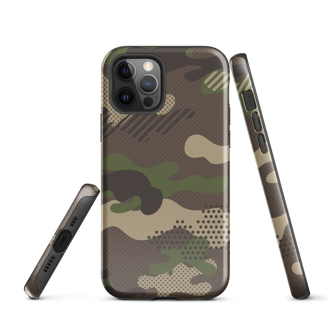 iPhone® Tough Case - Pattern - Forest Camo 1 - Glossy - iPhone 12 Pro