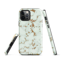 iPhone® Tough Case - Pattern - Marble - Gold Style 1 - Glossy - iPhone 12 Pro