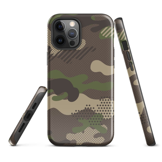 iPhone® Tough Case - Pattern - Forest Camo 1 - Glossy - iPhone 12 Pro Max