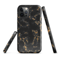 iPhone® Tough Case - Pattern - Marble - Gold Style 2 - Glossy - iPhone 12 Pro Max