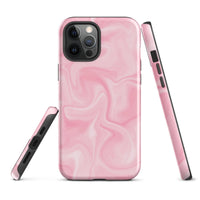 iPhone® Tough Case - Pattern - Marble - Pink Style 2 - Glossy - iPhone 12 Pro Max