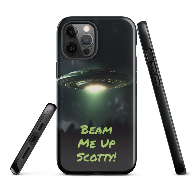 iPhone® Tough Case - Space - Alien UFO Style 1 - Glossy - iPhone 12 Pro Max