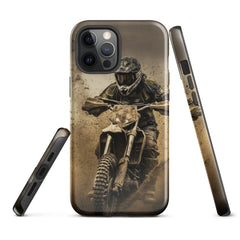iPhone® Tough Case - Transportation (Offroad) - Dirt Bike Style 1 - Glossy - iPhone 12 Pro Max
