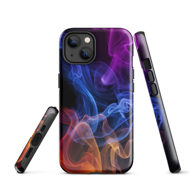 iPhone® Tough Case - Abstract - Smoke Style 4 - Glossy - iPhone 13