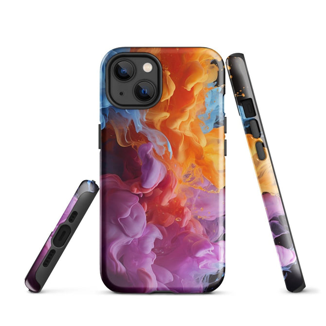 iPhone® Tough Case - Abstract - Smoke Style 6 - Glossy - iPhone 13