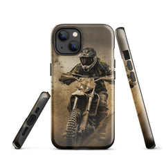 iPhone® Tough Case - Transportation (Offroad) - Dirt Bike Style 1 - Glossy - iPhone 13