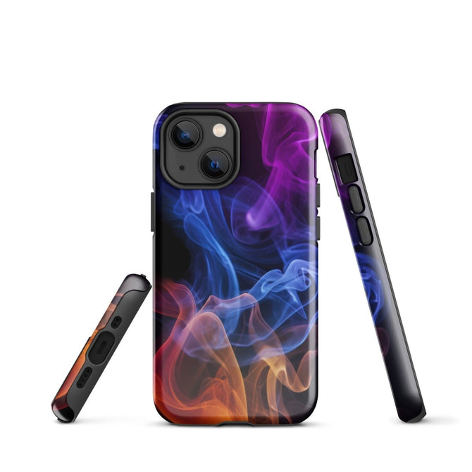 iPhone® Tough Case - Abstract - Smoke Style 4 - Glossy - iPhone 13 mini