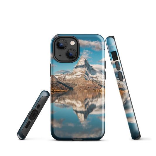 iPhone® Tough Case - Nature - Mountain Style 1 - Glossy - iPhone 13 mini