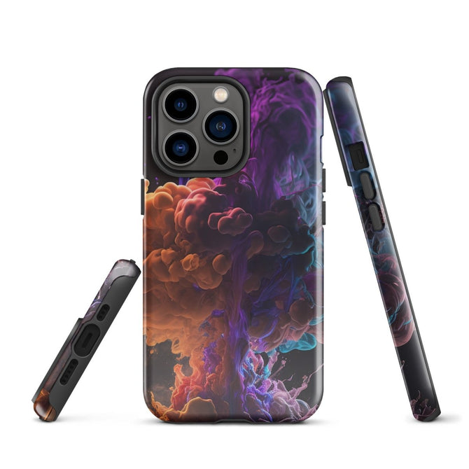 iPhone® Tough Case - Abstract - Smoke Style 1 - Glossy - iPhone 13 Pro