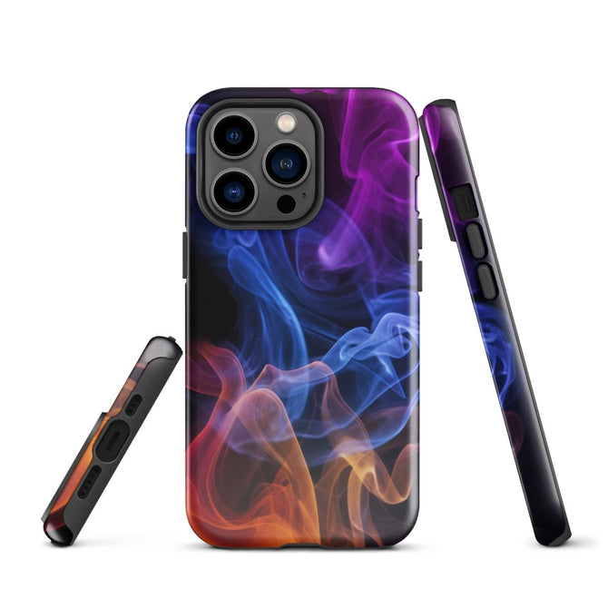 iPhone® Tough Case - Abstract - Smoke Style 4 - Glossy - iPhone 13 Pro